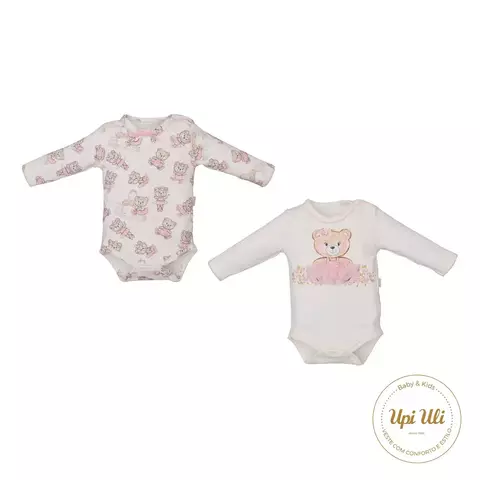 Kit de Bebê Body 2 Peças Cotton Leticia