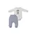 Conjunto Bebê Menino Body e Calça Estampa Bichinho Upi Uli