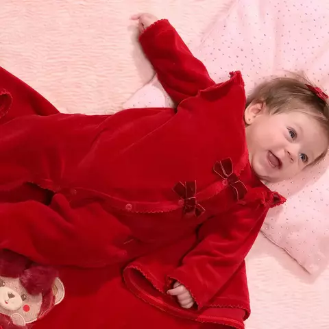 Macacão De Bebê Plush Maria