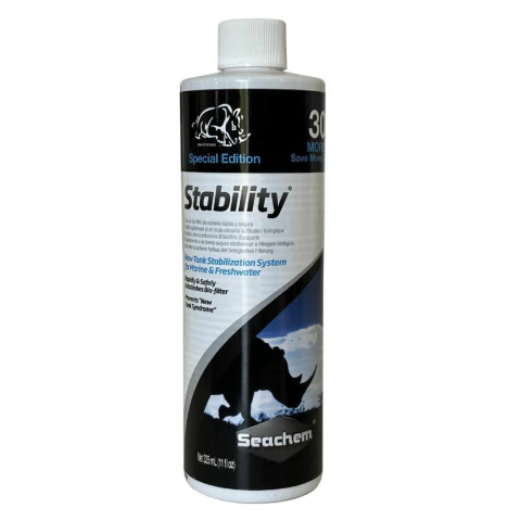 Stability Seachem 325ml Condiciona Água Acelerador Biológico