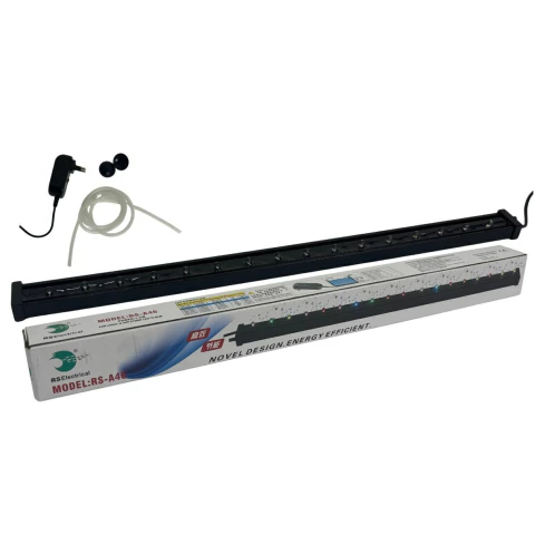 Cortina De Bolhas Luminosas Aquários Bi-volt Leds Cores 46cm