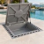 Tampa Casa De Máquina Piscina 70x70 Art Rebaixada Saída Para Baixo Cinza-martelado Bege-martelado Marrom-Fosco