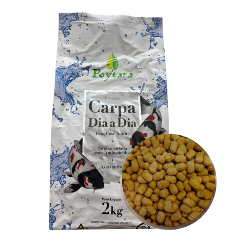 Ração Poytara Carpa Dia A Dia Sticks Peixes Adultos Lago 2kg - comprar online