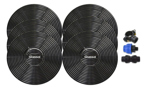 Aquecedor Solar Piscinas 24.000l 6 Placas A1 50mm 50 Mm