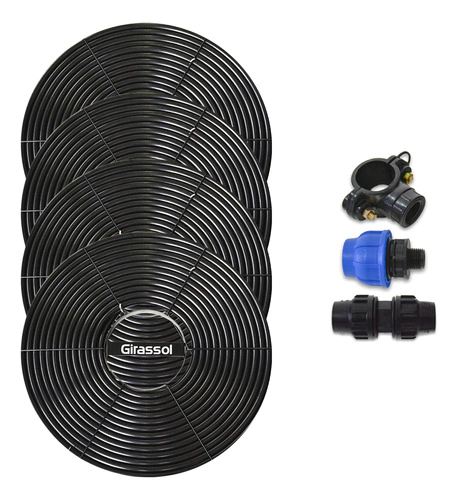 Aquecedor Solar 16.000l Cano 50mm Girassol G1 H50