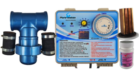 Ionizador Pure Water Pwz Para Piscina De Até 505m³ De Água