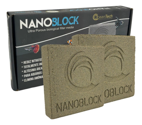 Melhor Mídia Biológica Para Aquário Oceantech Nanoblock + Nf