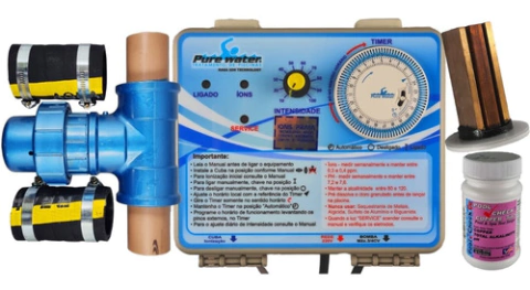 Pure Water Ionizador Pwz 55 Spa Piscina De 55.000l Pure Wate