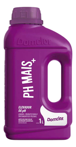 Ph Mais Barrilha Líquido Domclor 1l Limpeza Para Piscina