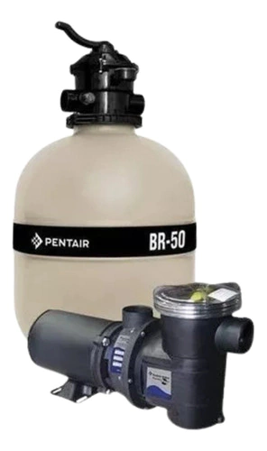 Kit Filtro Br 50 E Bomba Para Piscinas Até 76.000 Litros
