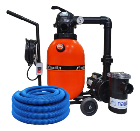 Carrinho Filtro Bomba F280 Nautilus E Mangueira 8m Fortyflex