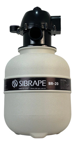 Filtro Br20 P Piscinas Até 20 Mil Litros Sibrape C Garantia