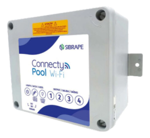 Controlador Piscina Com Wifi 2 Saídas Sibrape Connecty Pool