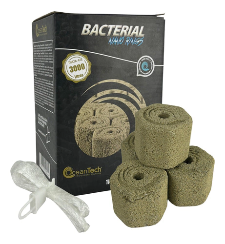 Mídia Biológica Ocean Tech Nano Rings Bacterial Para 3000l