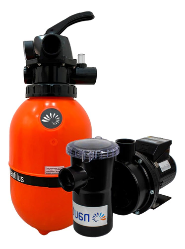 Kit Motobomba E Filtro Nautilus F280 1/4cv Piscina F280s
