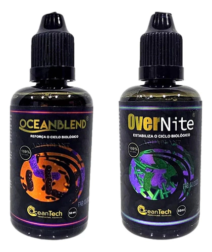 Ocean Blend + Over Nite 50ml Ocean Tech Acelerador Biológico