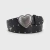 Cinturón mujer hebilla corazón metálico - negro hebilla plateado