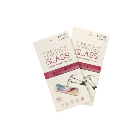 Empaque de protector de pantalla de vidrio templado premium para celular GLASS COMUN