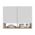 Alacena De Cocina Colgante Home Ac02 Dos Puertas Cocina Nordico - comprar online