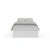 Cama Box Con Cajones Y Zapatero Para Colchon 140 X 190 Color Blanco - comprar online