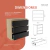 Cajonera Cómoda De Melamina Con 3 Cajones Cc02 Oslo - MUAR | Concepto Simple