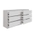 Cajonera Cómoda De Melamina Con 6 Cajones Cc03 Blanco - comprar online