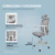 Silla Oficina Gamer Giratoria Ergonomica Reclinable SDO04 Color Blanco - tienda online