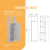 Mueble Despensero de Cocina - Melamina 150cm - Modelo DP03 Blanco - MUAR | Concepto Simple
