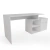 Escritorio de Oficina Moderno Blanco con Cajón Articulado - Mesa PC - comprar online