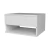 Mesa De Luz Flotante Con Cajón Colgante Ml02 Blanco en internet