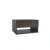 Mesa De Luz Flotante Con Cajón Colgante Ml02 Wengue - comprar online