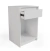 Mesa De Luz Con Cajón Ml04 Blanco - comprar online