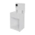 Mesa De Luz Con Cajon Oculto Blanca Moderna Reforzada Melamina Con Cajon Muar Mate Blanco - MUAR | Concepto Simple