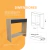 Mesa Recibidor De Ambiente Auxiliar De Melamina 80cm Oslo - MUAR | Concepto Simple