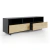 Rack Mesa De Tv 2 Cajones 3 Estantes 160 Cm De Ancho Oslo - comprar online