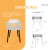 Silla Blanca De Comedor X1 U. Living Acolchada Resistente Minimalista Apta Exterior - tienda online