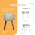 Silla Verde De Comedor X2 U. Living Acolchada Resistente Minimalista Apta Exterior - tienda online