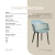 Silla Verde De Comedor X1 U. Living Acolchada Resistente Minimalista Apta Exterior - tienda online