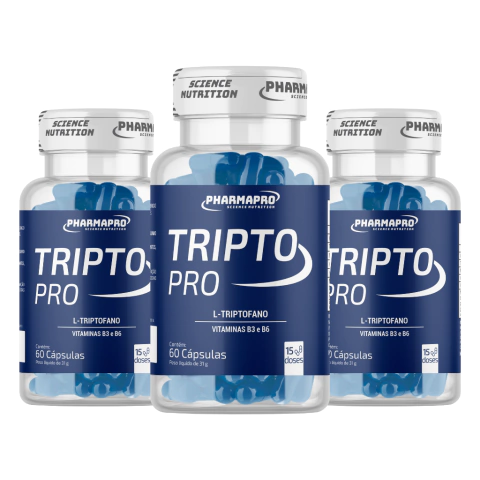 Kit 3x Tripto Pro (60 cápsulas) | Pharmapro