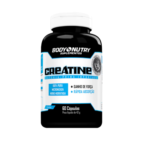 Creatine 100% Pura - 60 Cápsulas - Body Nutry | Suporte Muscular - comprar online