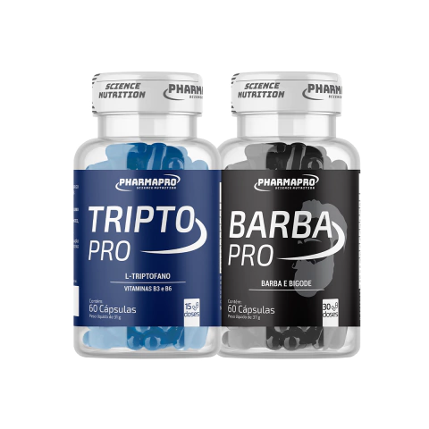 Kit Tripto Pro + Barba Pro (60 cápsulas cada) | Pharmapro