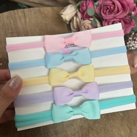 kit Faixinha tons candy