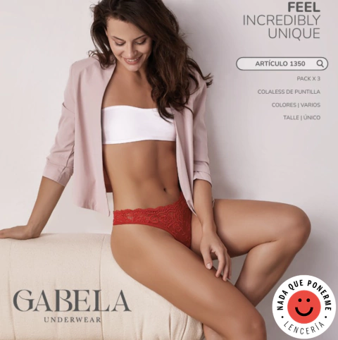 Gabela Art 1350 Pack x 3 Cola Less Puntilla - comprar online