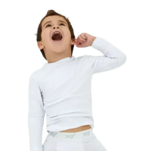 Xy Art 4087J Camiseta Básica manga larga Cuello redondo Algodón y lycra