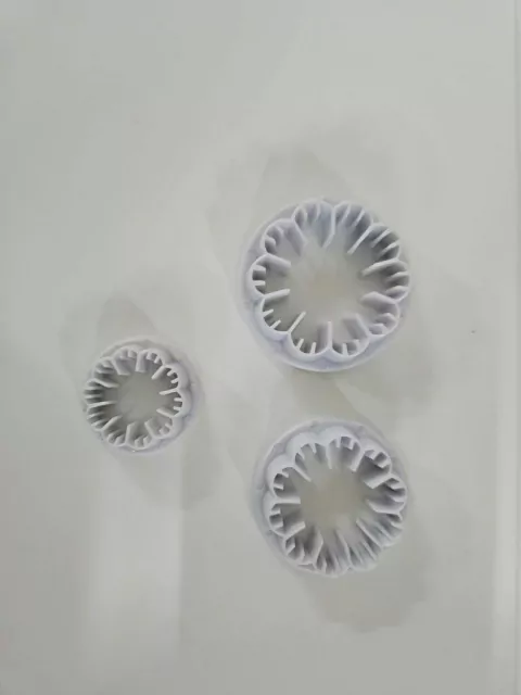 Cortante Molde X3 Flor Cookies Fondant Repostería - comprar online