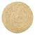 Individual Fibra Tejidos Natural Claro Redondo 38cm - comprar online