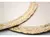 Individuales De Mesa Redondos Rusticos 38cm Combinados X1 crema - MAREMTIENDA