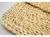 Individual Fibra Tejidos Natural Claro Cuadrado 40cm - tienda online