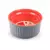 Cuenco Cazuela Facetada De Porcelana Apta Horno X1 gris y bordo - comprar online
