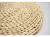 Individual Fibra Tejidos Natural Claro Redondo 38cm en internet